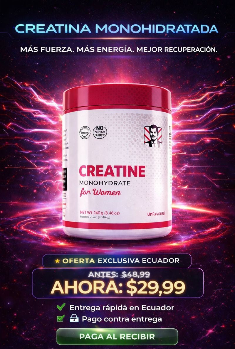 CREATINA MONOHIDRATADA PRO – MUJER