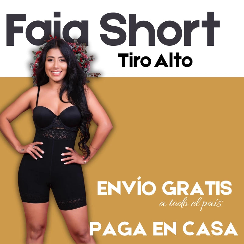 Faja Short Tiro Alto
