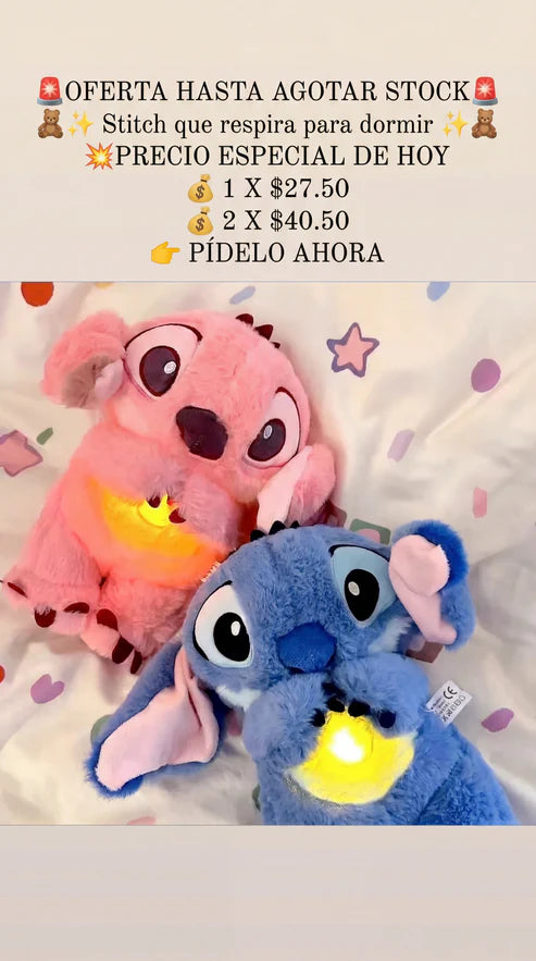 Stitch Que Respira Para Dormir 💤 “Si pudieras regalarle a tu hijo noches tranquilas y a ti descanso real… ¿no lo harías hoy mismo?”