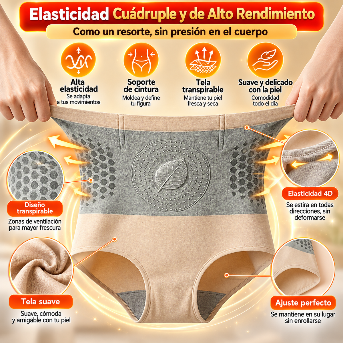 Combo Moldeador De Silueta Perfecta Vip + 30 Parches Gratis