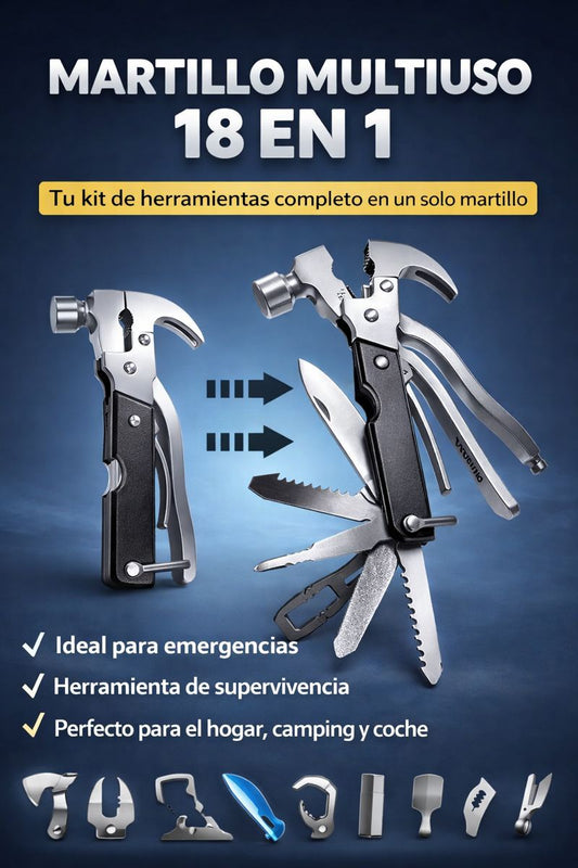 Martillo Multiuso 18 En 1