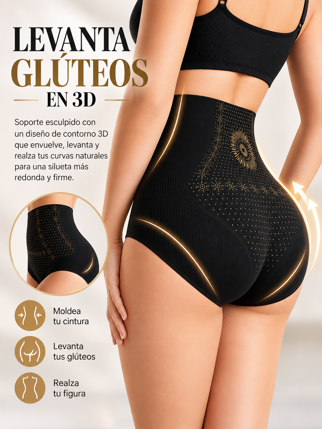 Combo Moldeador De Silueta Perfecta + 30 Parches Gratis
