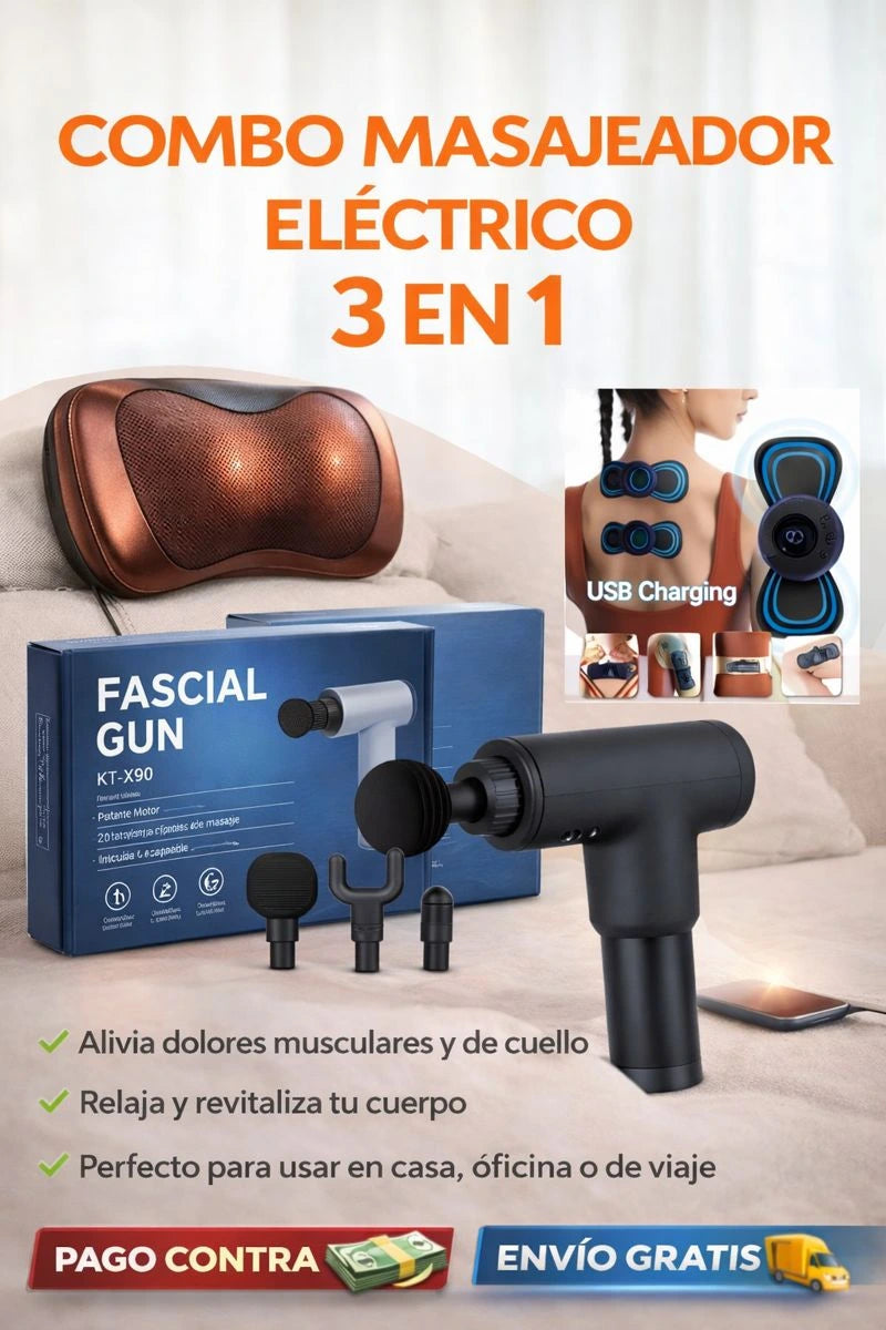 Combo Masajeador Electrico