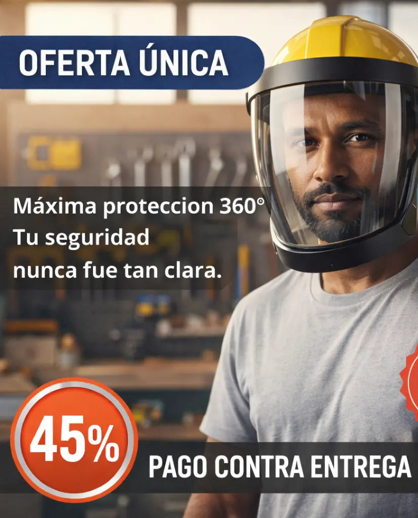 Máscara Protectora Facial Transparente