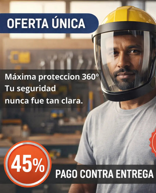 Máscara Protectora Facial Transparente